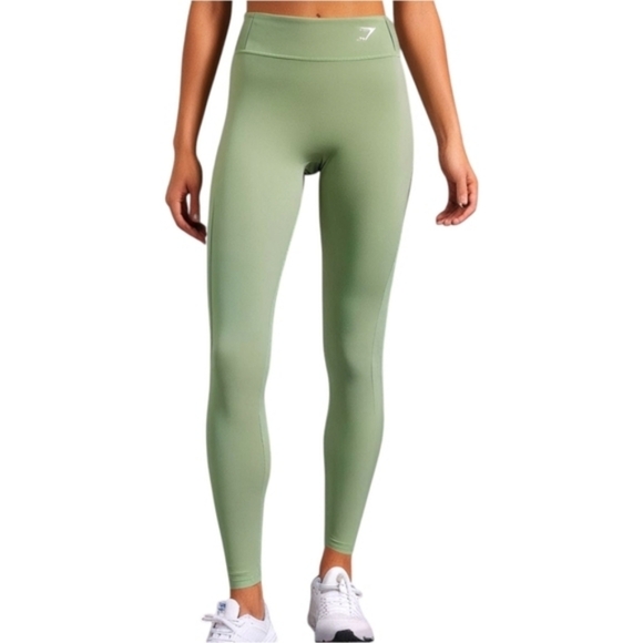 Gymshark Sport Leggings Yoga Active Running Womens Med High Rise Lightweight - Picture 1 of 16